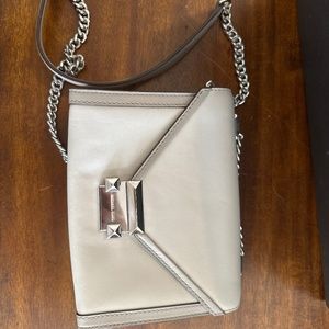 Michael Kors Grey and Silver Crossbody